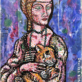 Portrait Of A Woman With A Tiger - Heather Freitas 