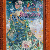 Portrait of Adele - It’s 5 O’Clock Somewhere ( Black Light Embedded ) Heather Freitas 