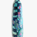 Prickly Pear Blues XL Vase - Heather Freitas 