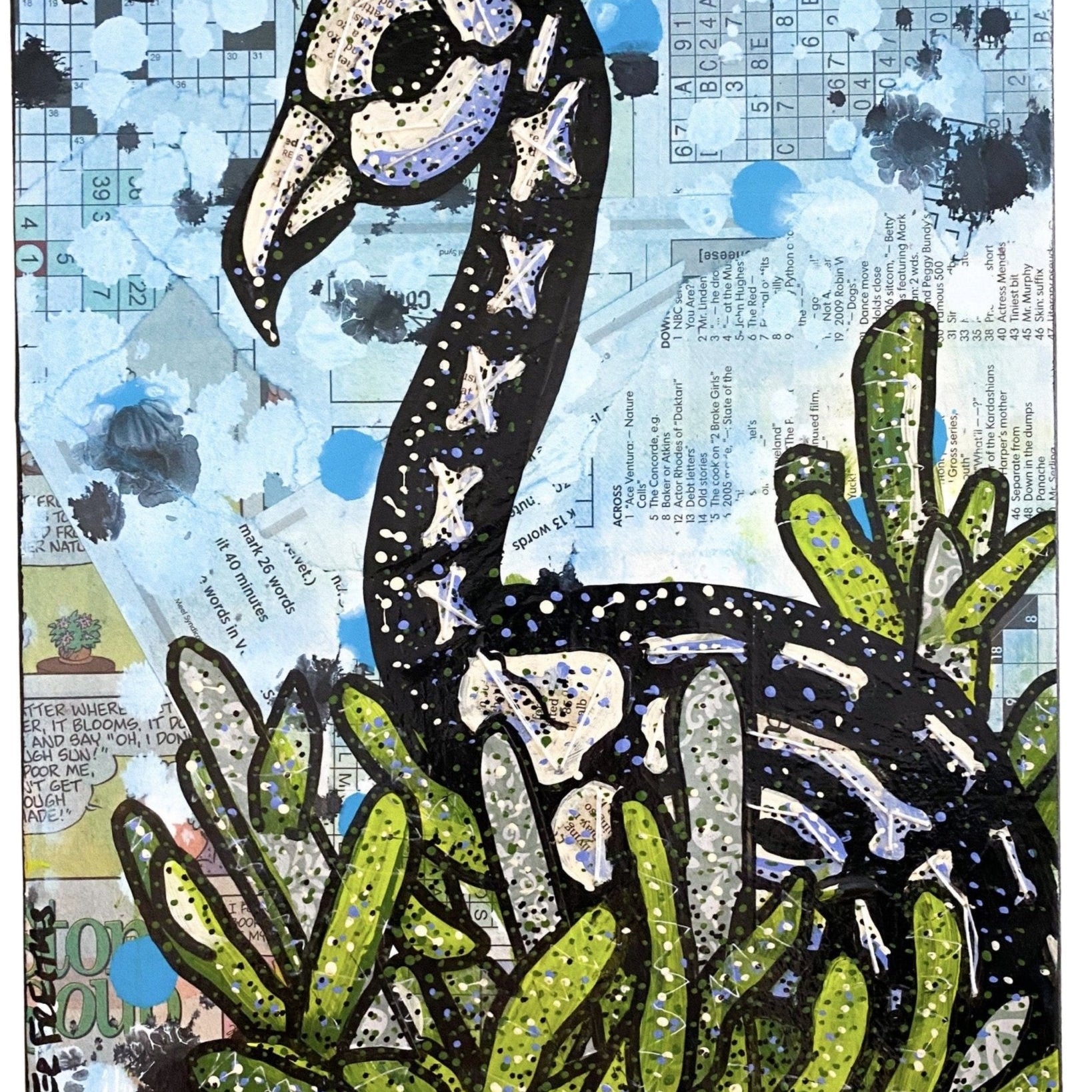 Punk Rock Flamingo - Heather Freitas 