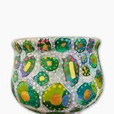 Rainbow T Rex Eggs Planter With 23k Gold Accents - Heather Freitas 