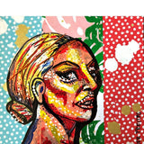 Red Blue and Palm (gaga) - Heather Freitas 