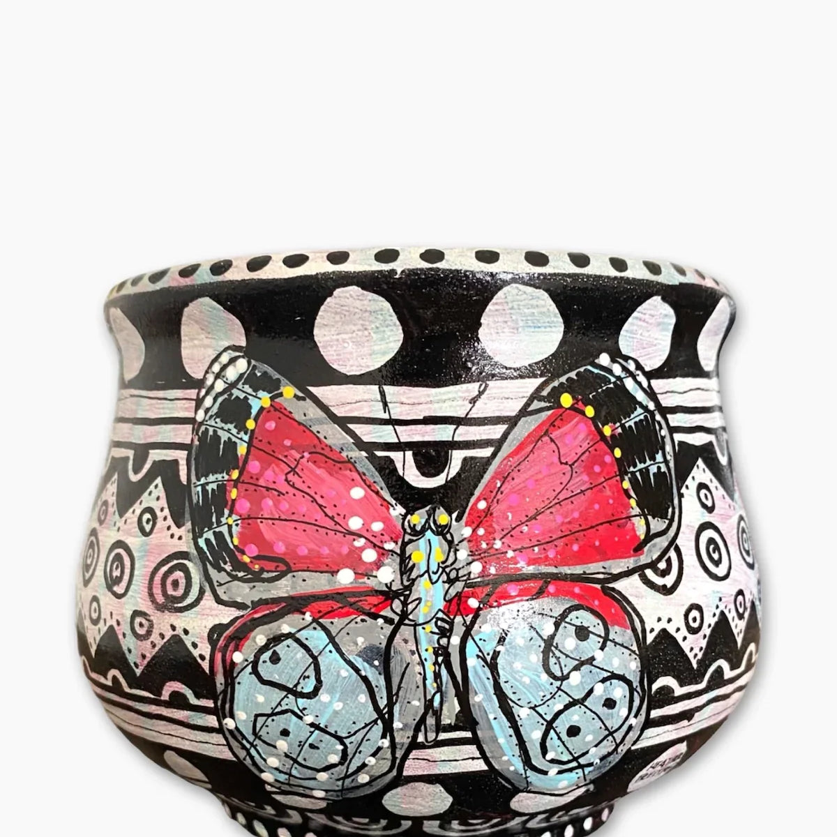 Red Is For Lucky Butterfly Planter - Heather Freitas 