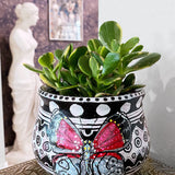 Red Is For Lucky Butterfly Planter - Heather Freitas 