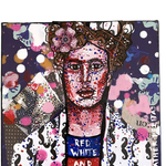 Red White And Blue - Frida - Heather Freitas 