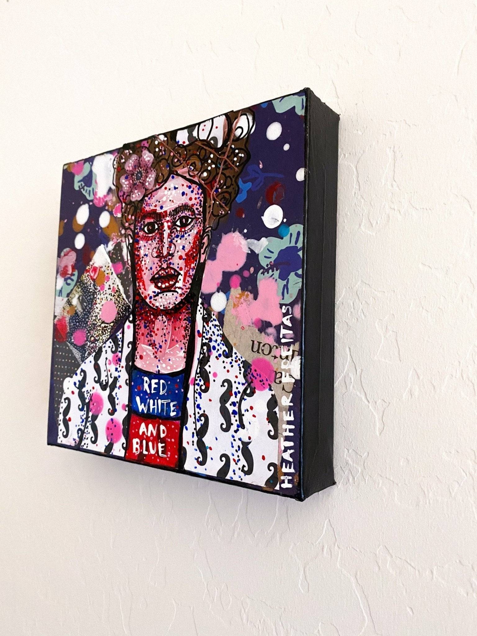 Red White And Blue - Frida Heather Freitas 