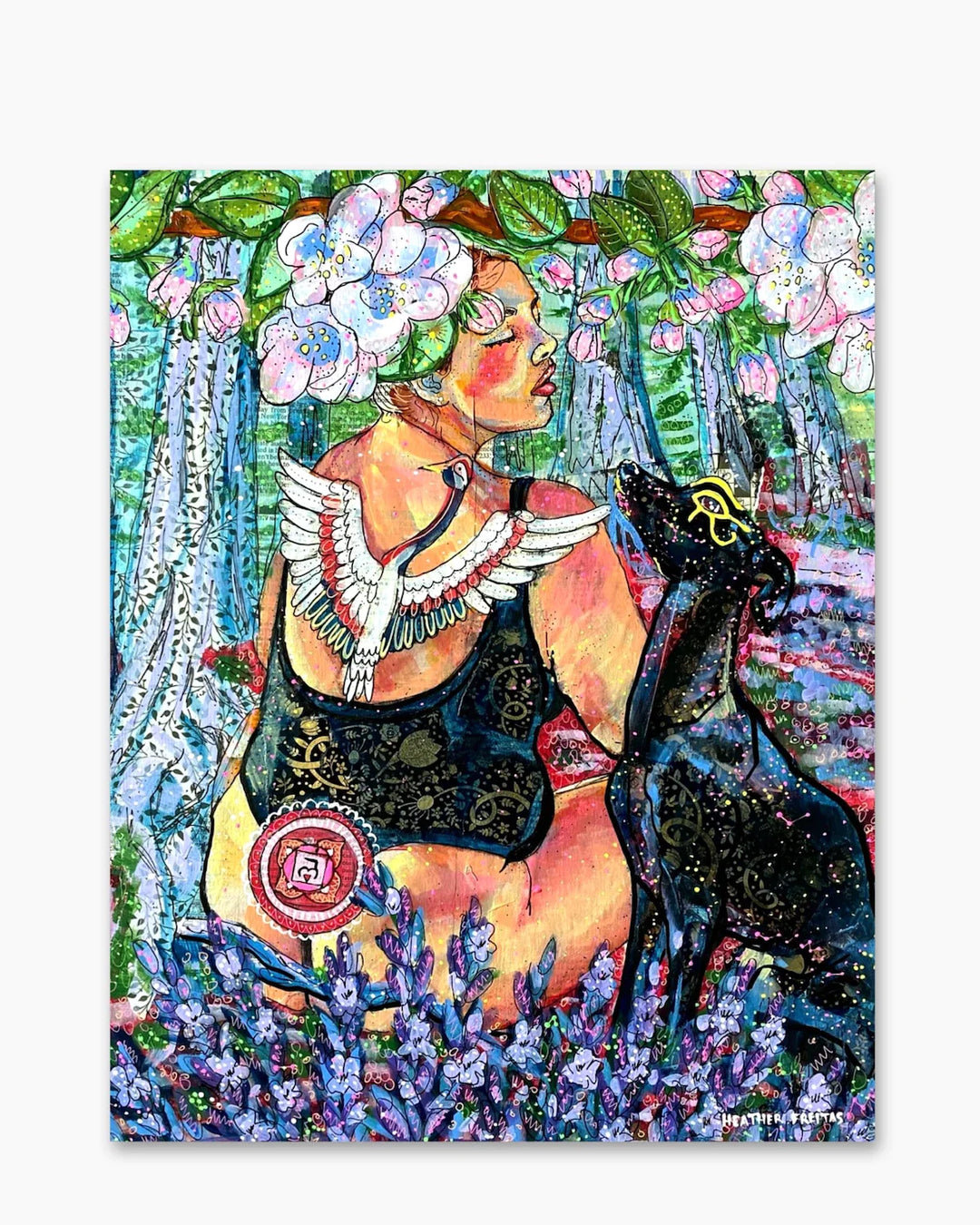 Root Of Comfort - Chakra Painting - Heather Freitas 