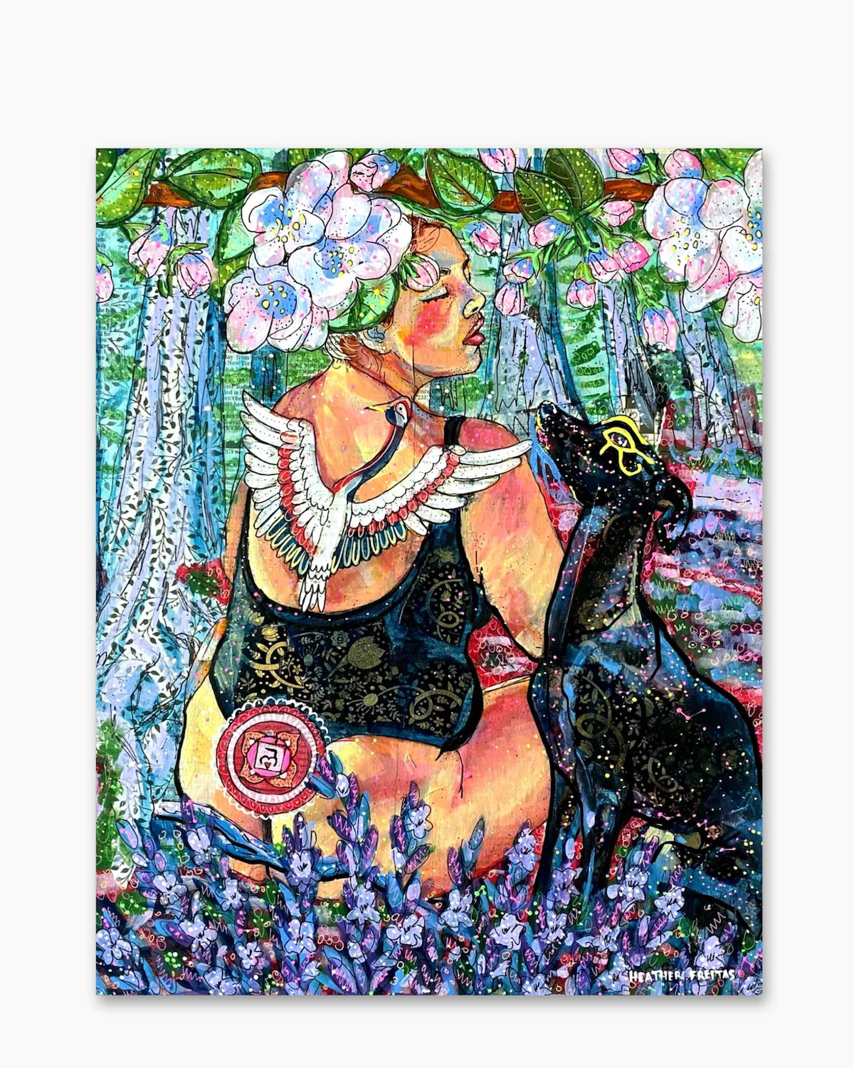Root Of Comfort - Chakra Painting - Heather Freitas 