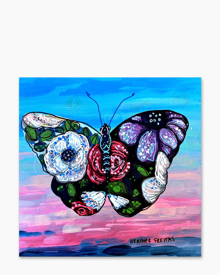 Rose Bouquet Butterfly - Heather Freitas 