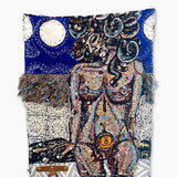 Sacral - Fine Art Tapestry With Beaded Accents - Heather Freitas 