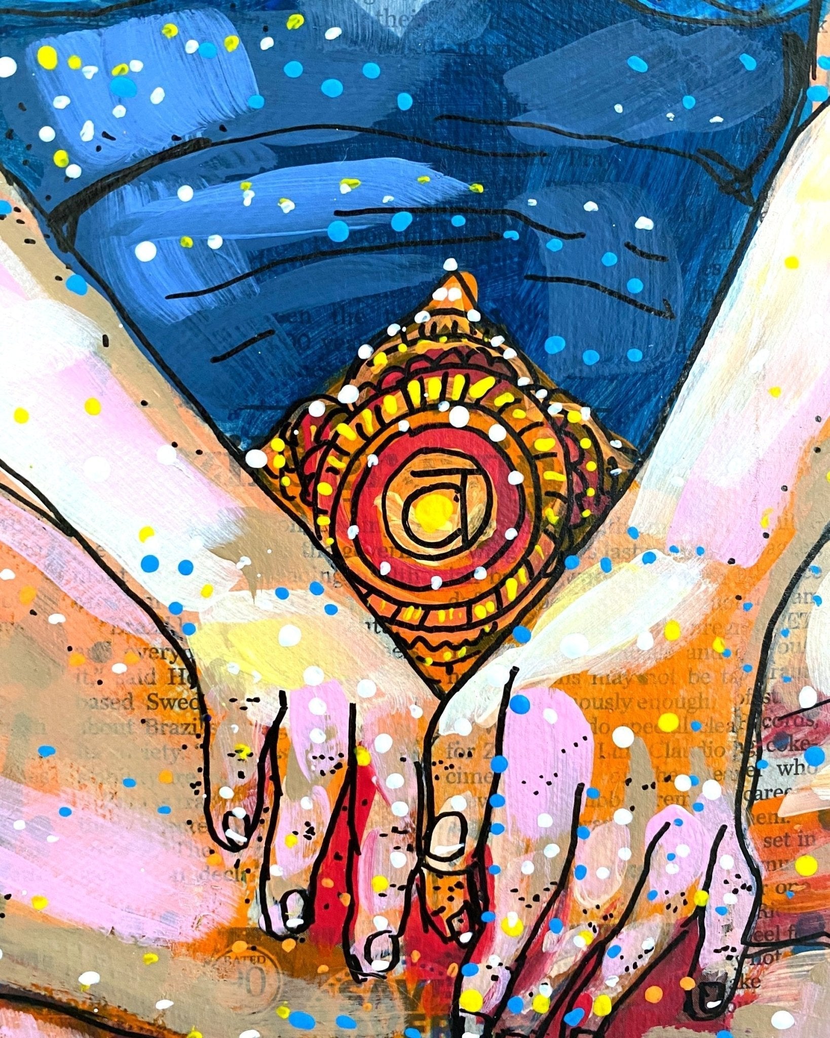 Sacral Tides - Chakra Painting - Heather Freitas 