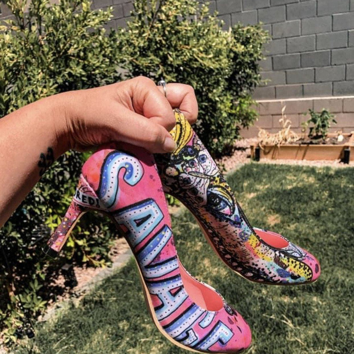 Savage Heels - Heather Freitas - fine art home deccor