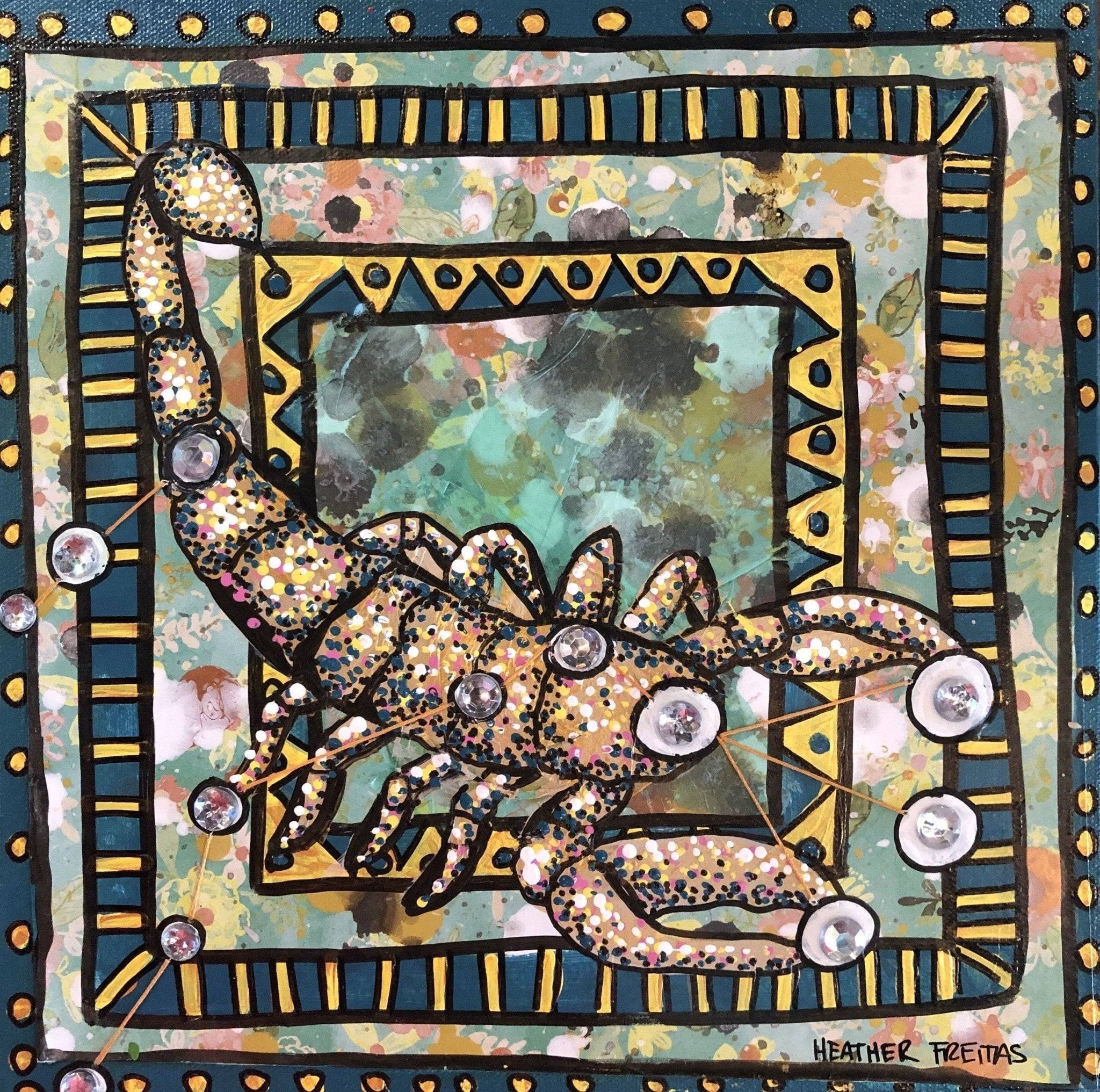 Scorpio - Heather Freitas - fine art home deccor