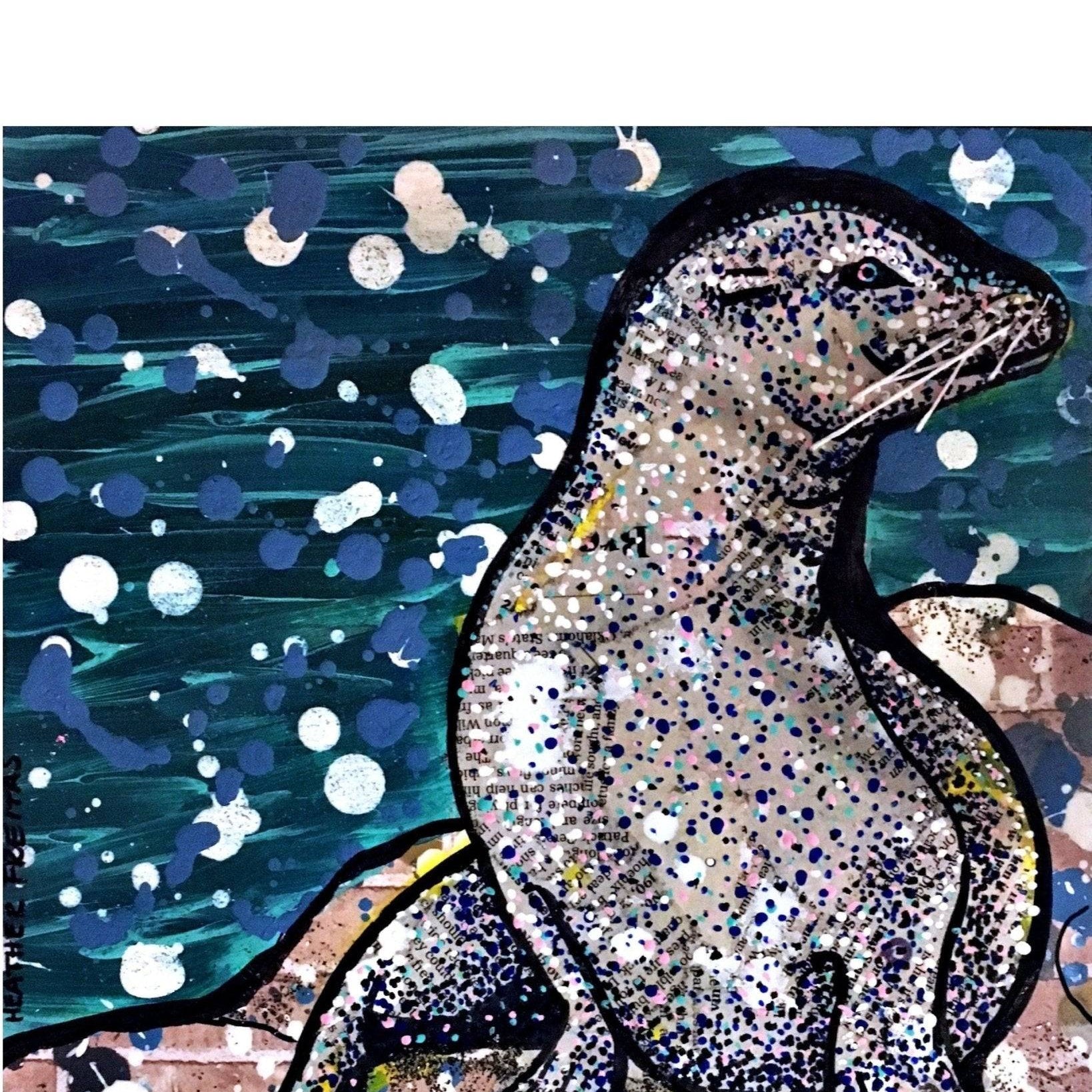 Sea Lion - Heather Freitas - fine art home deccor