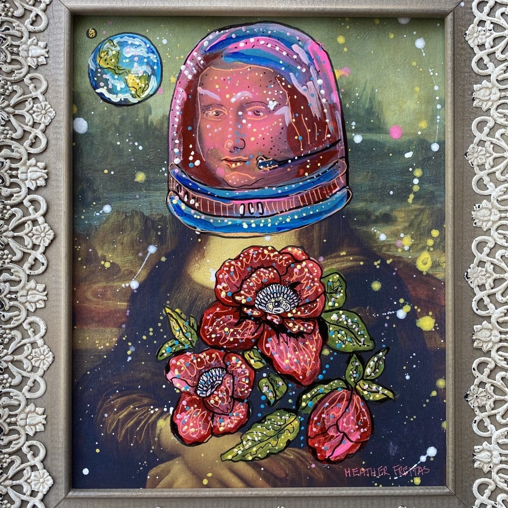 Searching For My Home - Mona Lisa Remastered - Heather Freitas - fine art home deccor