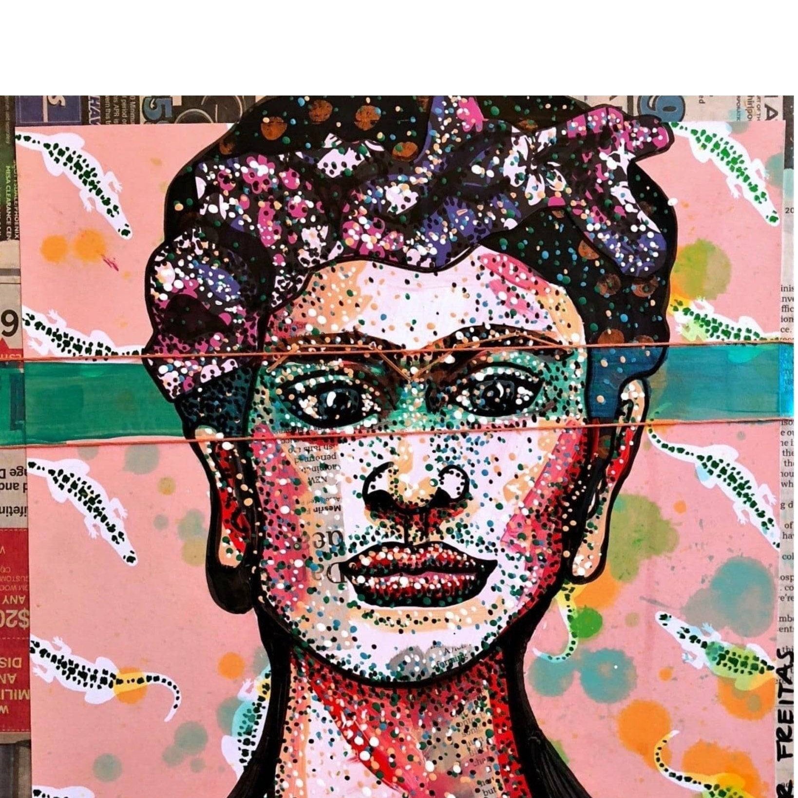 See No Evil Frida - Heather Freitas - fine art home deccor