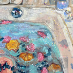 Self Care - Francesca Johnson ( Original Painting ) - Heather Freitas - fine art home deccor