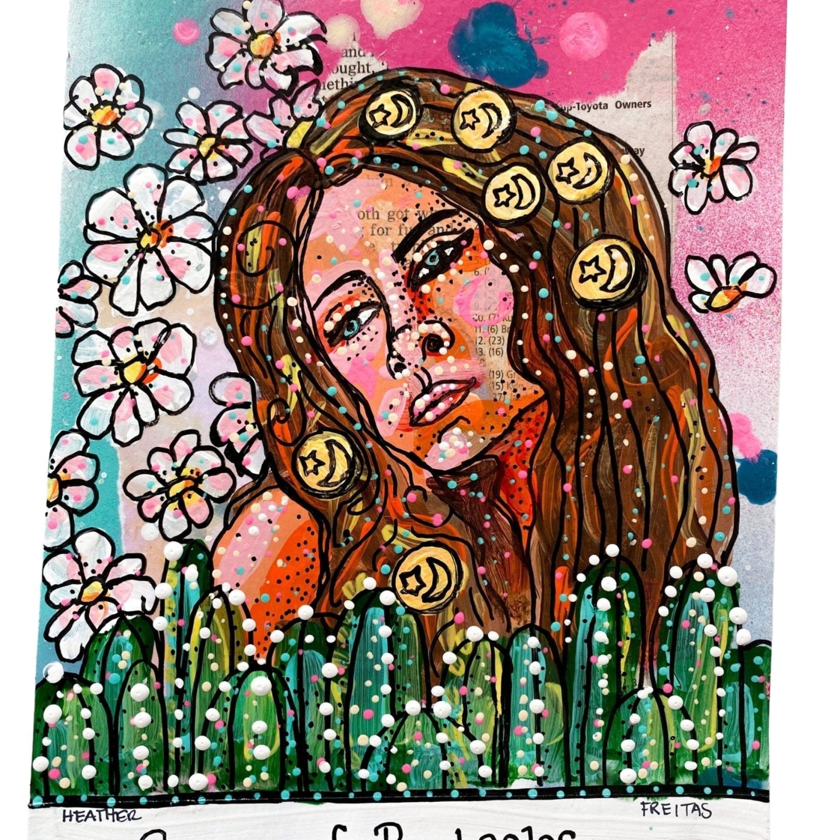 Seven Of Pentacles - Heather Freitas - fine art home deccor