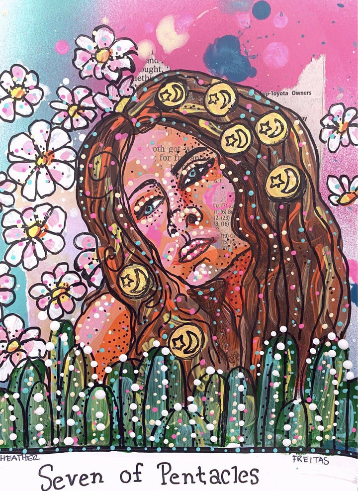 Seven Of Pentacles Heather Freitas 