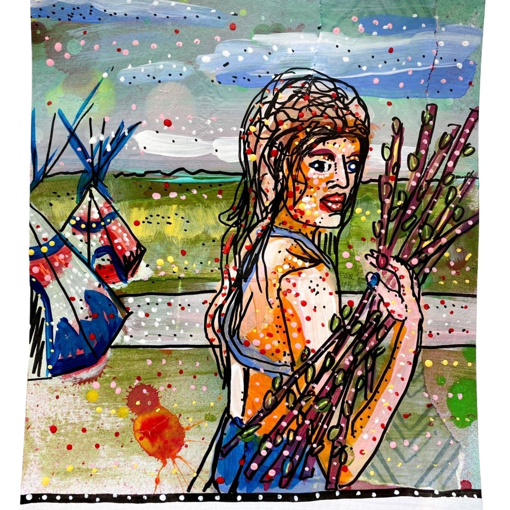 Seven Of Swords - Heather Freitas - fine art home deccor