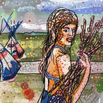 Seven Of Swords - Heather Freitas - fine art home deccor