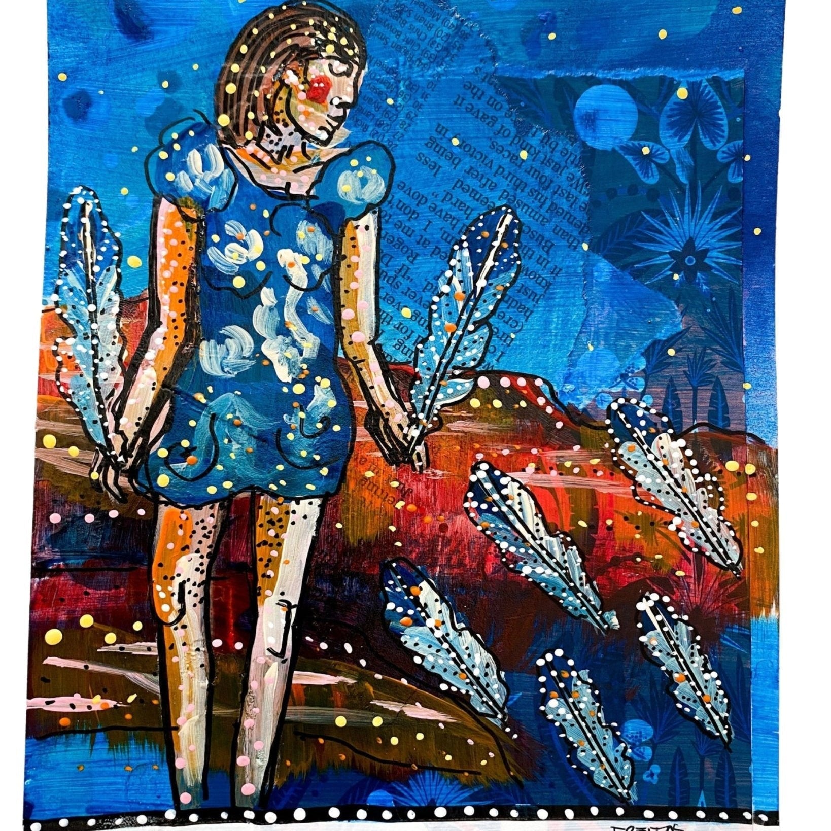 Seven Of Wands - Heather Freitas - fine art home deccor