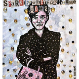 She Leaves A Sparkle - Kate Spade - Heather Freitas - fine art home deccor