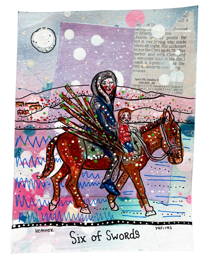 Six Of Swords - Heather Freitas 