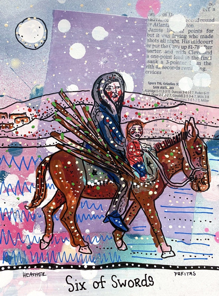 Six Of Swords Heather Freitas 