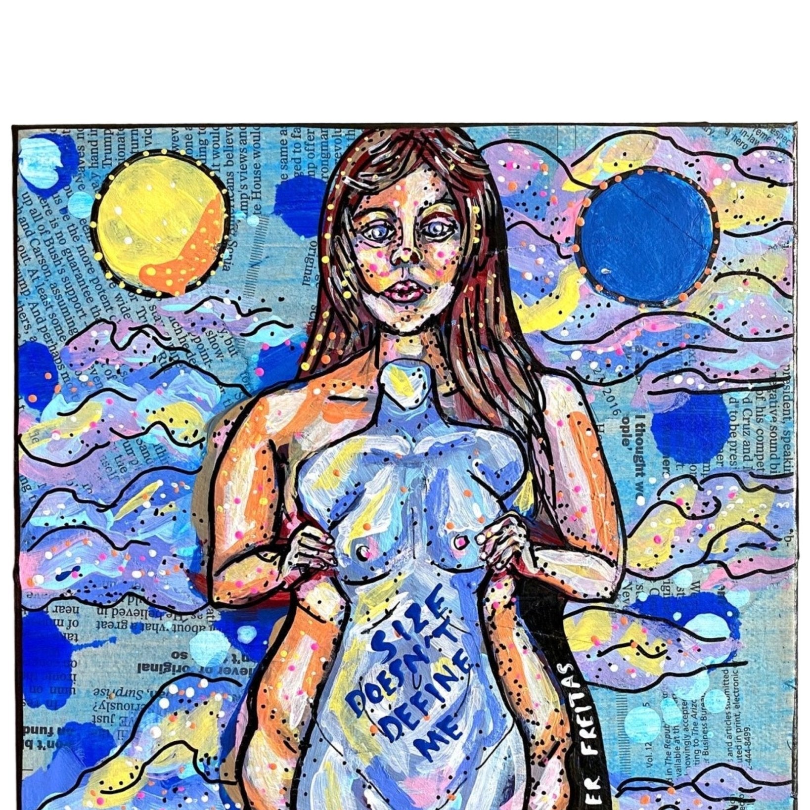 Size Doesn’t Define Me - Heather Freitas - fine art home deccor