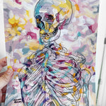 Skeleton - Heather Freitas - fine art home deccor