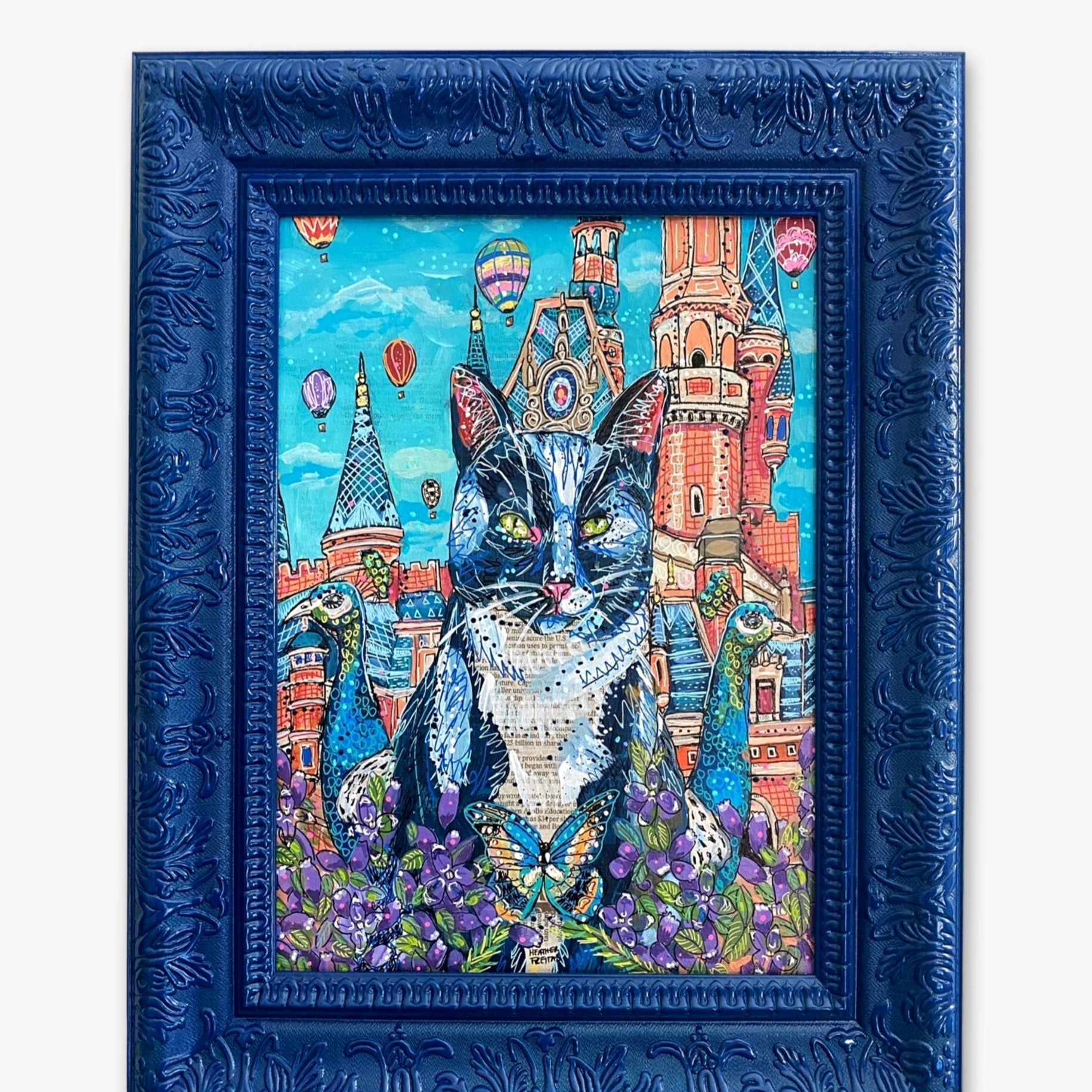 Sky, Castle Cat - Heather Freitas - fine art home deccor