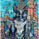 Sky, Castle Cat - Heather Freitas - fine art home deccor