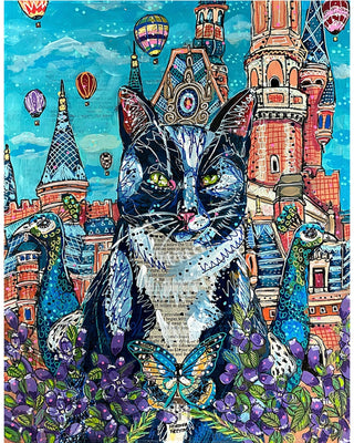 Sky, Castle Cat - Heather Freitas - fine art home deccor
