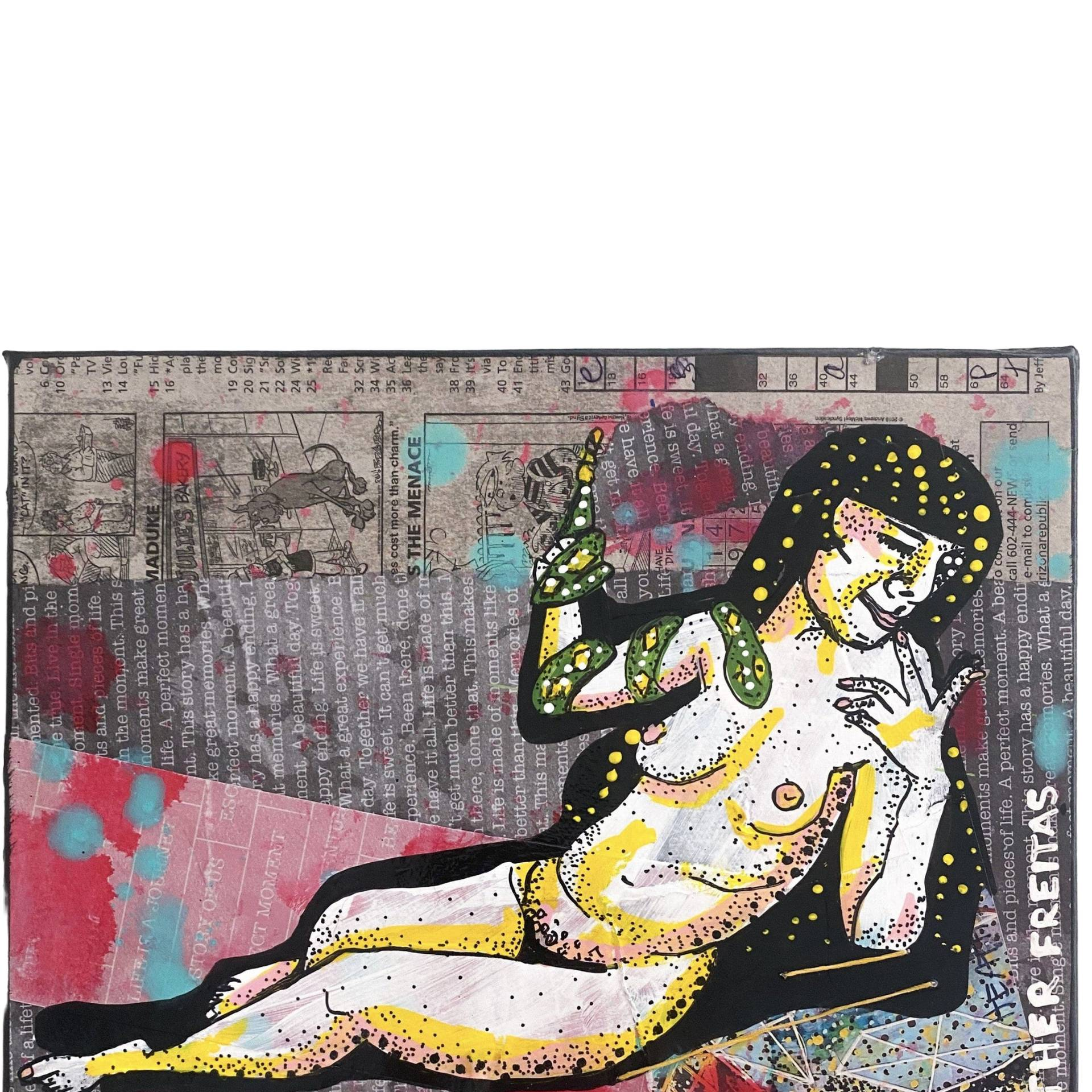 Sleeping With The Serpents - Heather Freitas - fine art home deccor