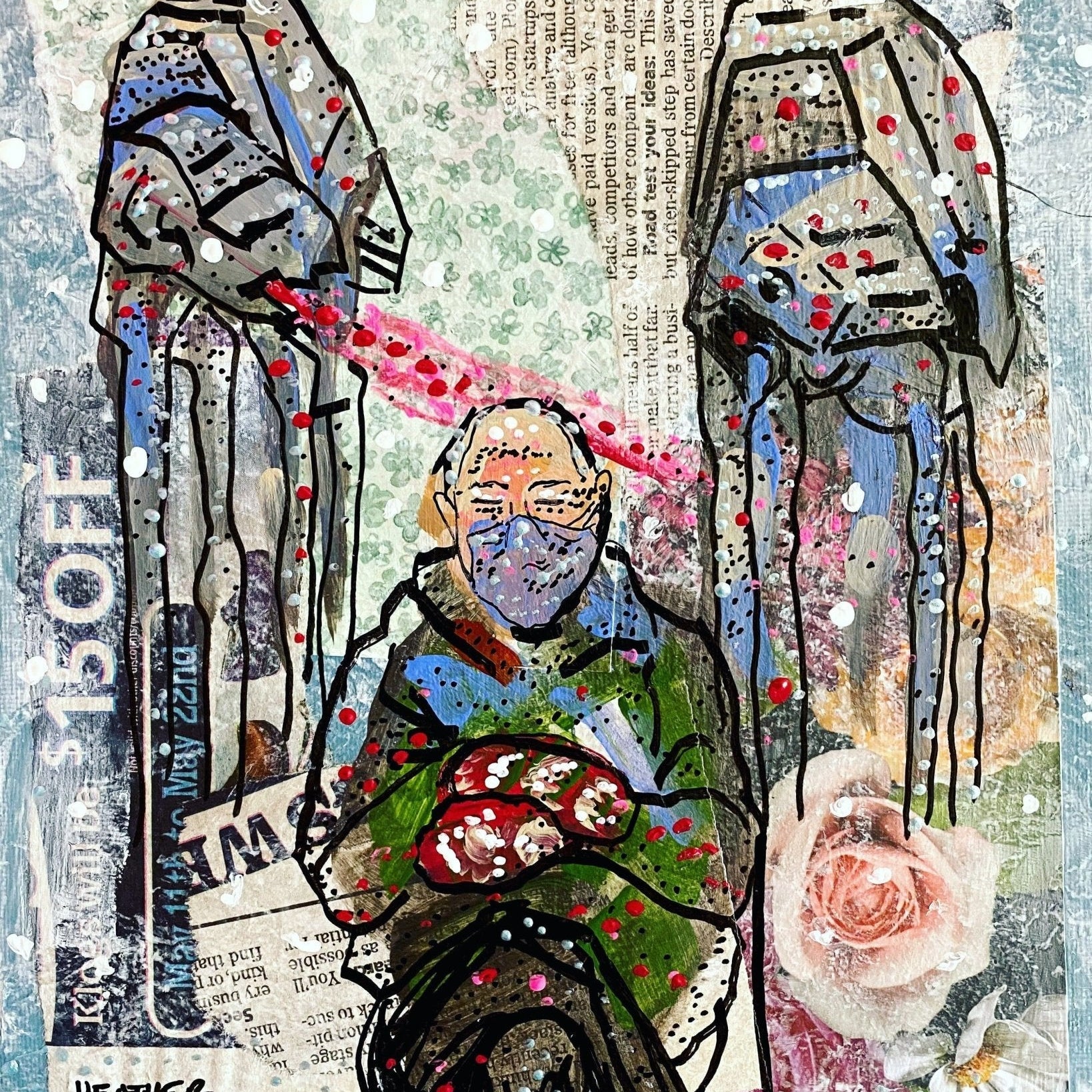 Snow Fall Bernie - Heather Freitas - fine art home deccor
