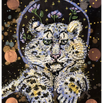 Snow Leopard - Heather Freitas - fine art home deccor