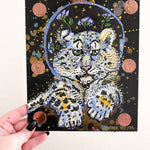 Snow Leopard - Heather Freitas - fine art home deccor