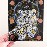 Snow Leopard - Heather Freitas - fine art home deccor