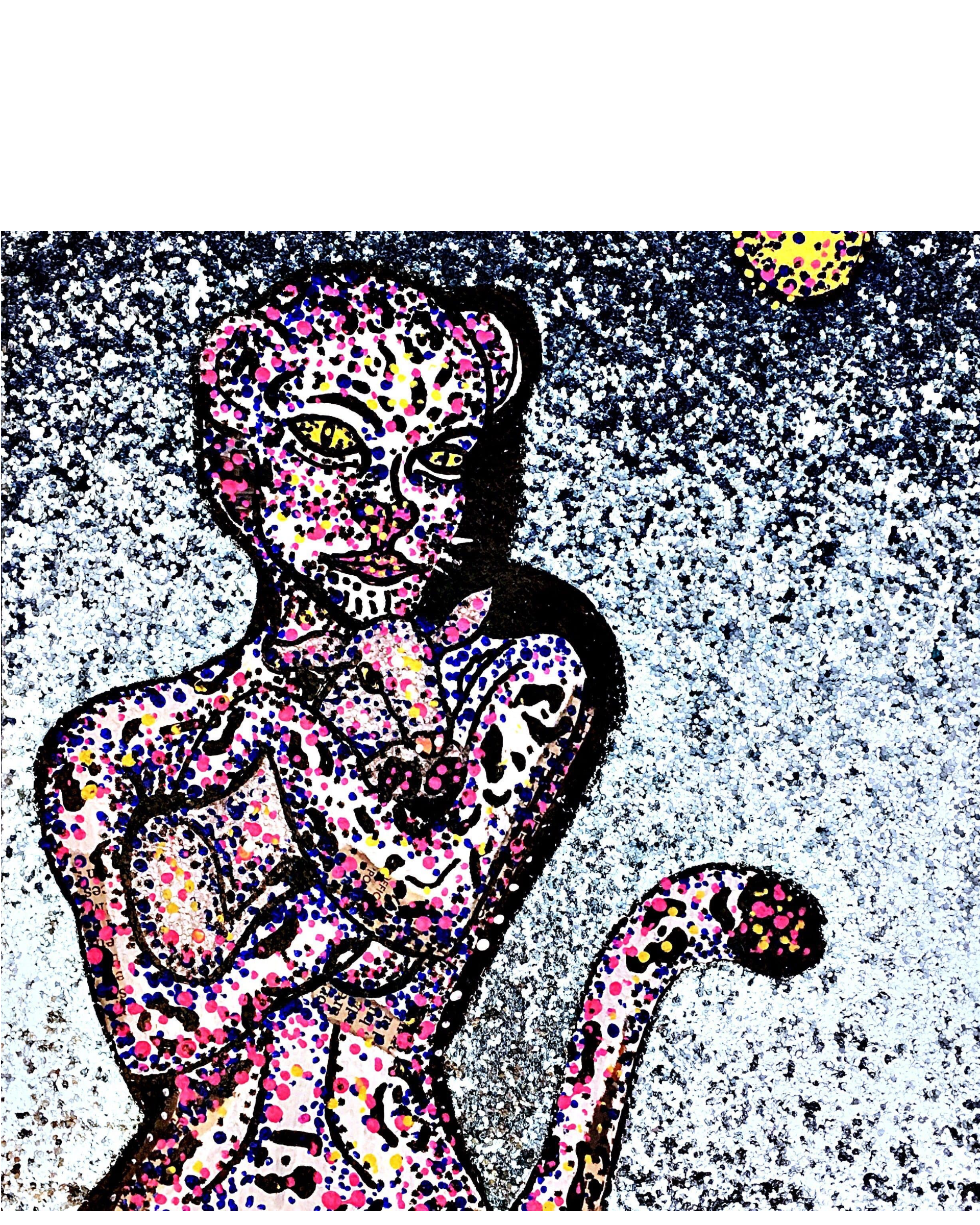 Snow Leopard - Heather Freitas - fine art home deccor