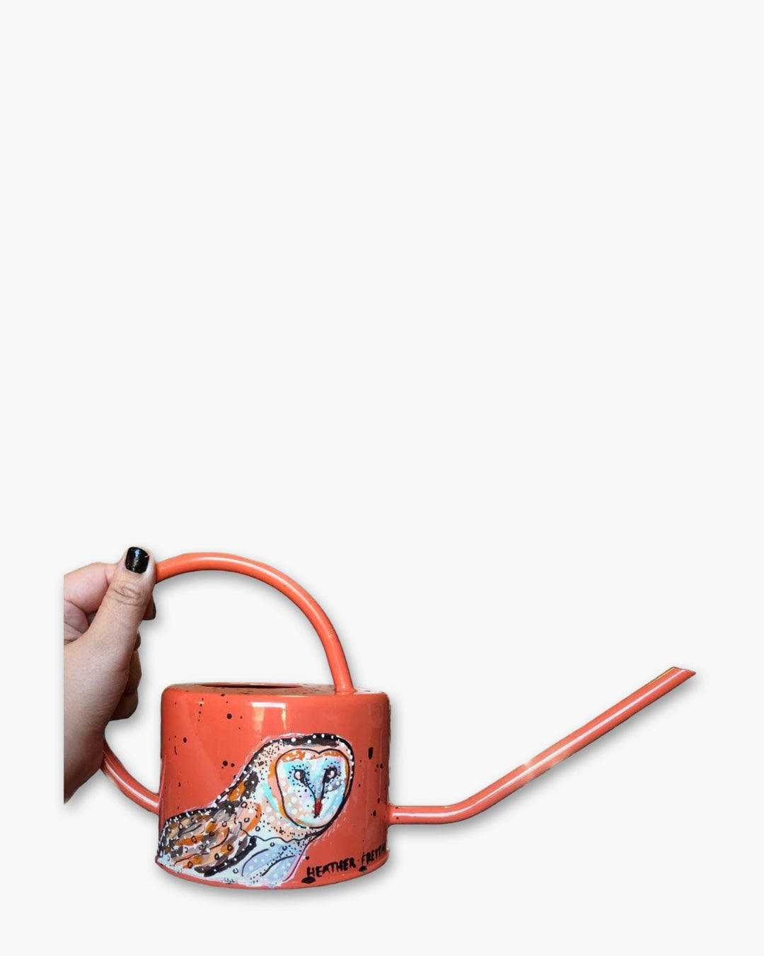 Snowy Owl Watering Can - Heather Freitas 