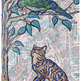 Society Parakeet - Heather Freitas - fine art home deccor