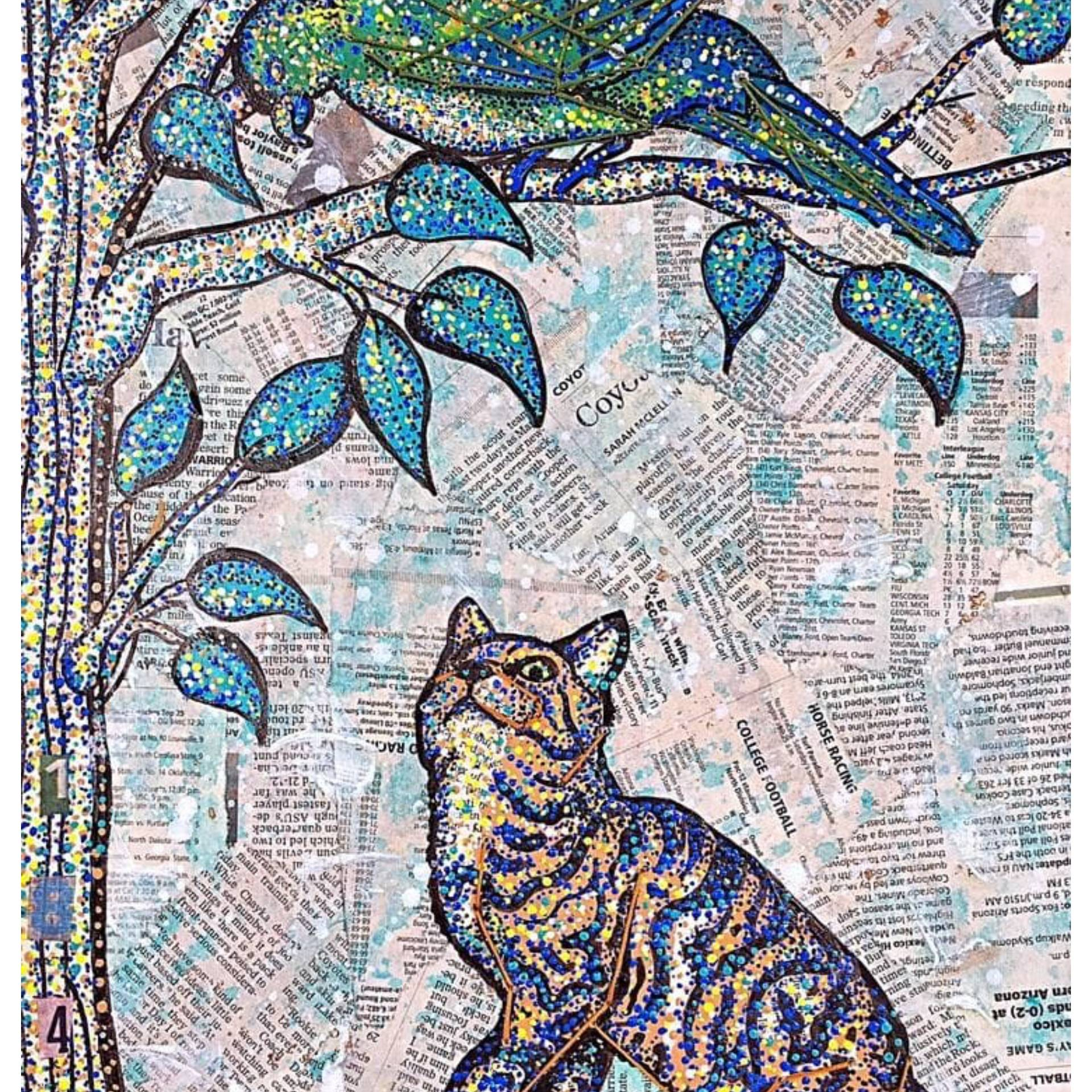 Society Parakeet - Heather Freitas - fine art home deccor