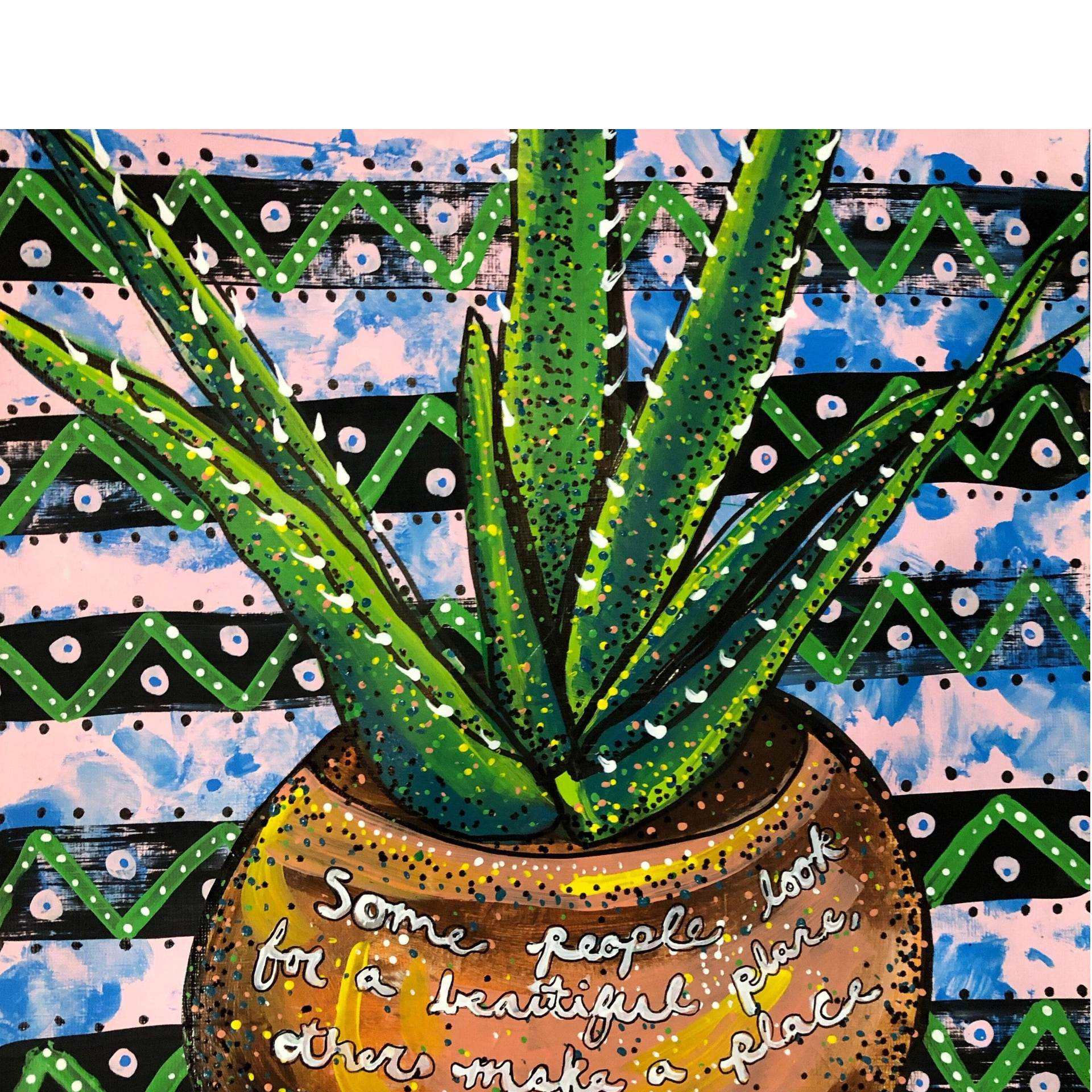 Some People Look For A Beautiful Place, Others Make A Place Beautiful - Heather Freitas - fine art home deccor