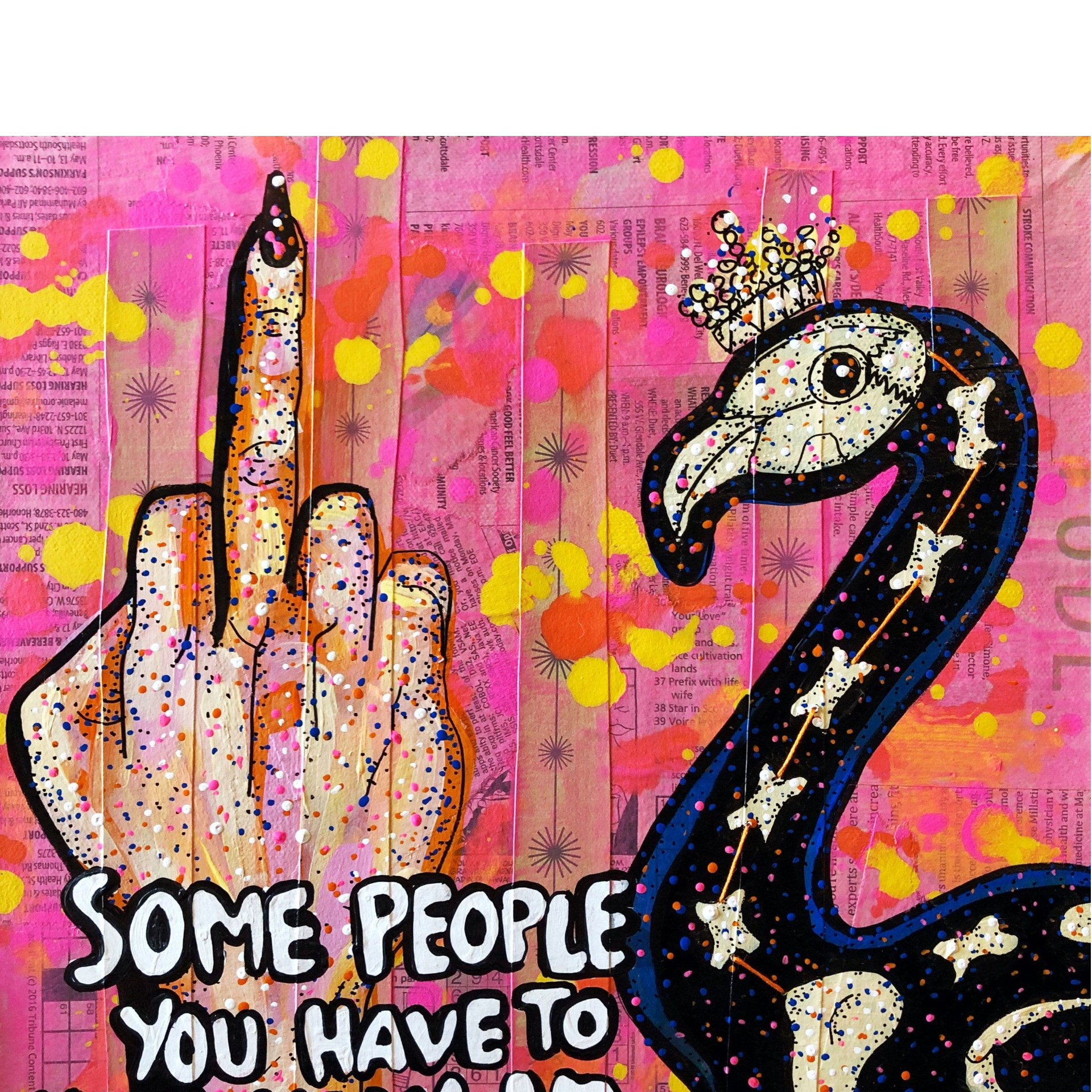 Sometimes You Need To Unfollow People In Real Life 3 - Heather Freitas - fine art home deccor