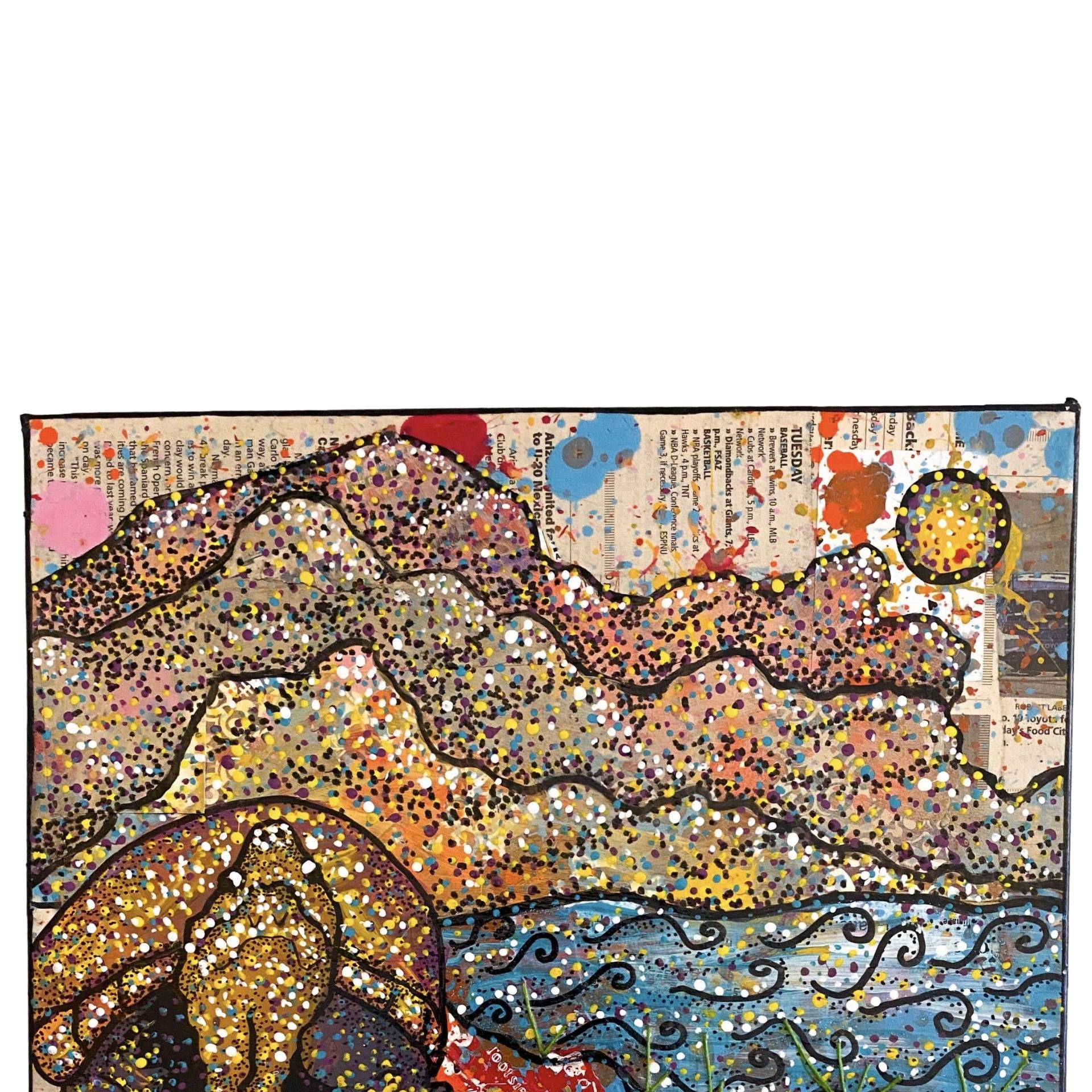 Sonoyta Mud Turtle ( original painting ) - Heather Freitas - fine art home deccor