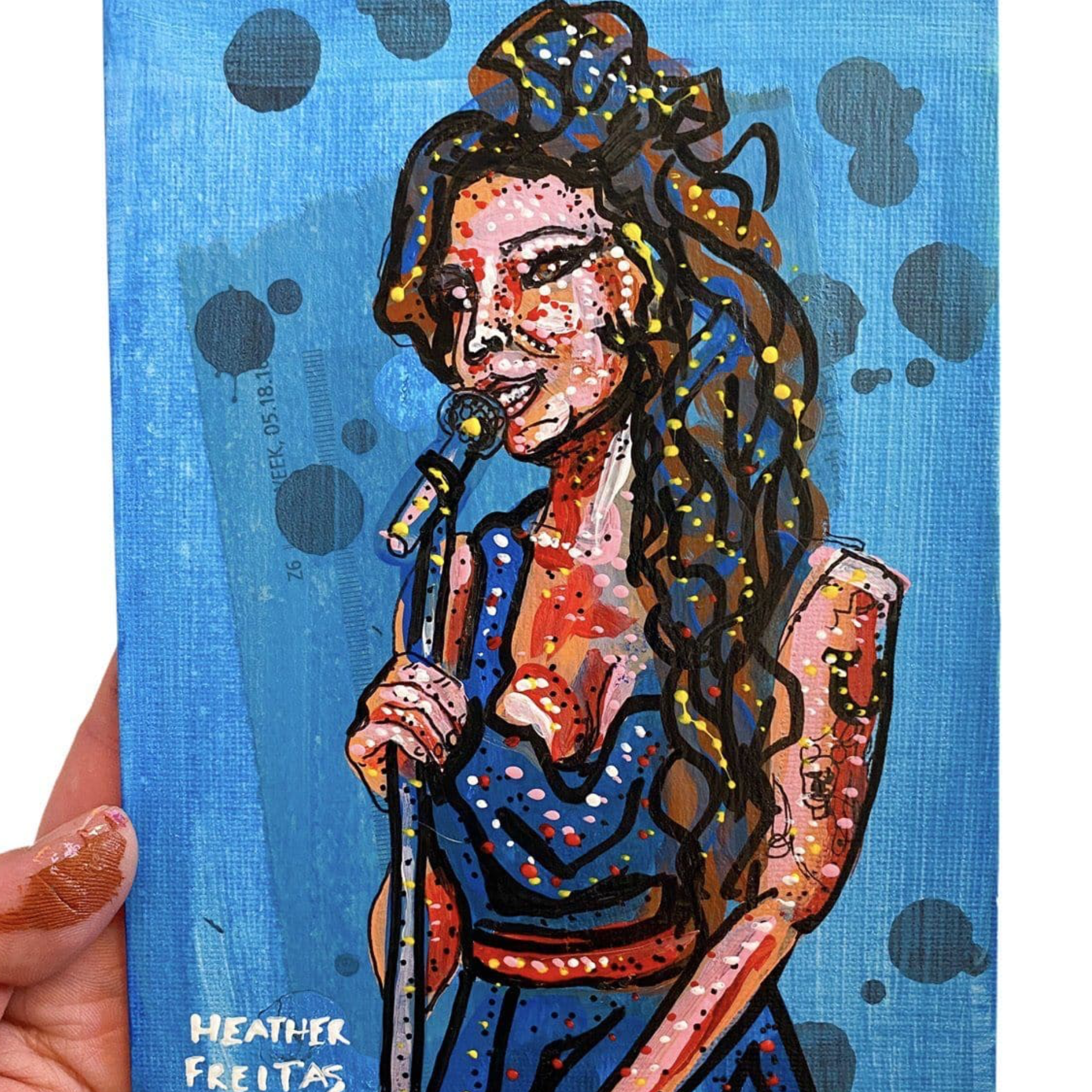 Soul - Amy Winehouse - Heather Freitas - fine art home deccor