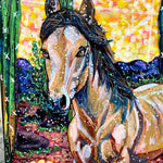 Southwestern Tile & Wild Horses - Heather Freitas 