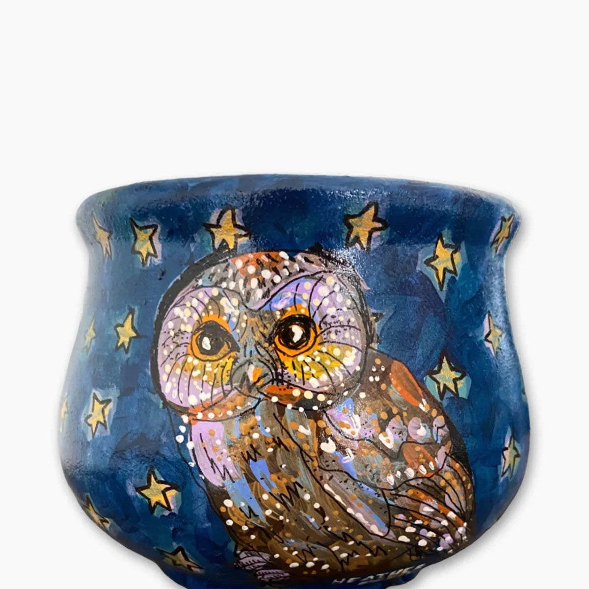 Starry Owl Planter - Heather Freitas 