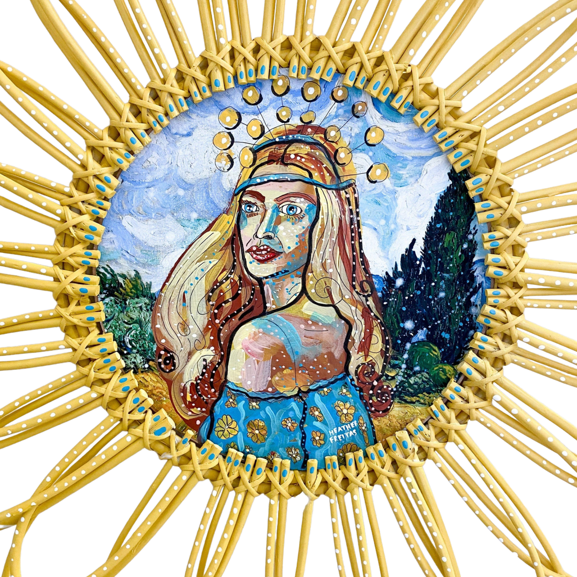 Sun Goddess - Van Gogh Remaster - Heather Freitas 